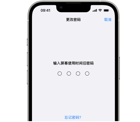 龙岩iPhone屏幕维修分享iPhone屏幕使用时间密码忘记了怎么办 