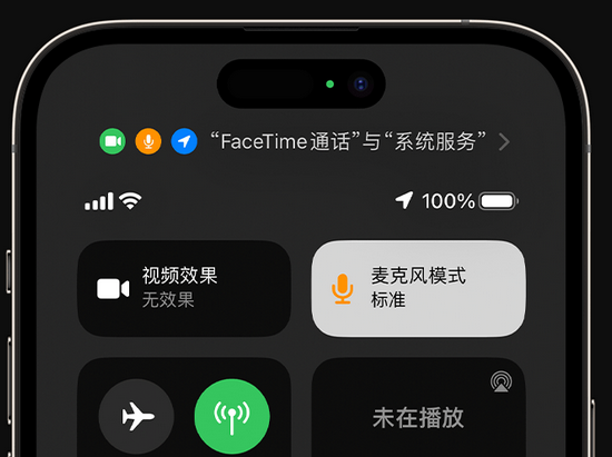 龙岩苹果授权维修网点分享iPhone在通话时让你的声音更清晰 