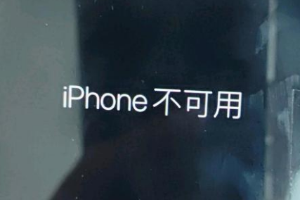 龙岩苹果服务网点分享锁屏界面显示“iPhone 不可用”如何解决 