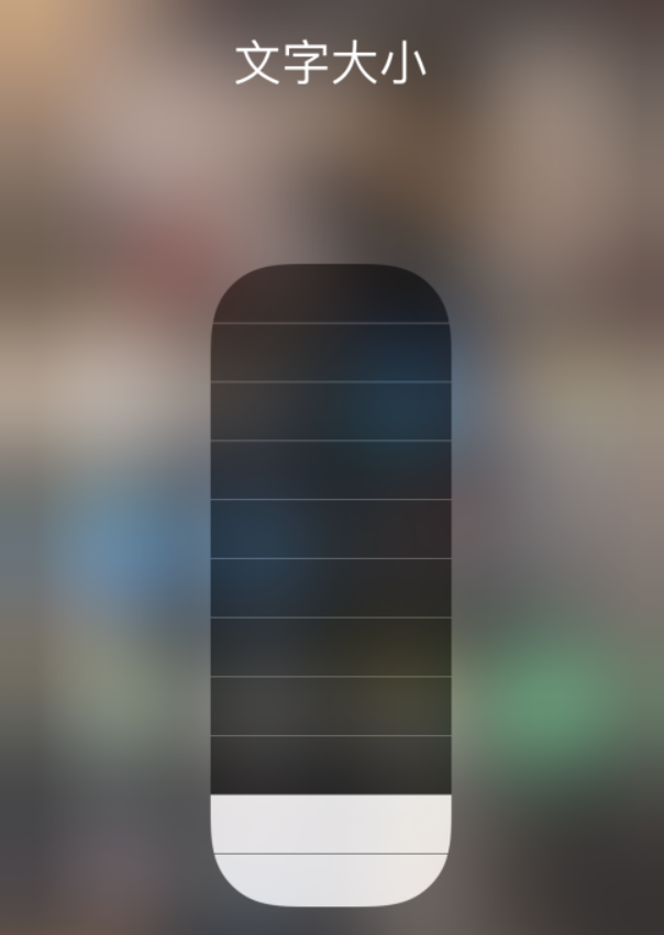 龙岩苹果手机维修分享小技巧：在 iPhone 控制中心快速调节字体大小 